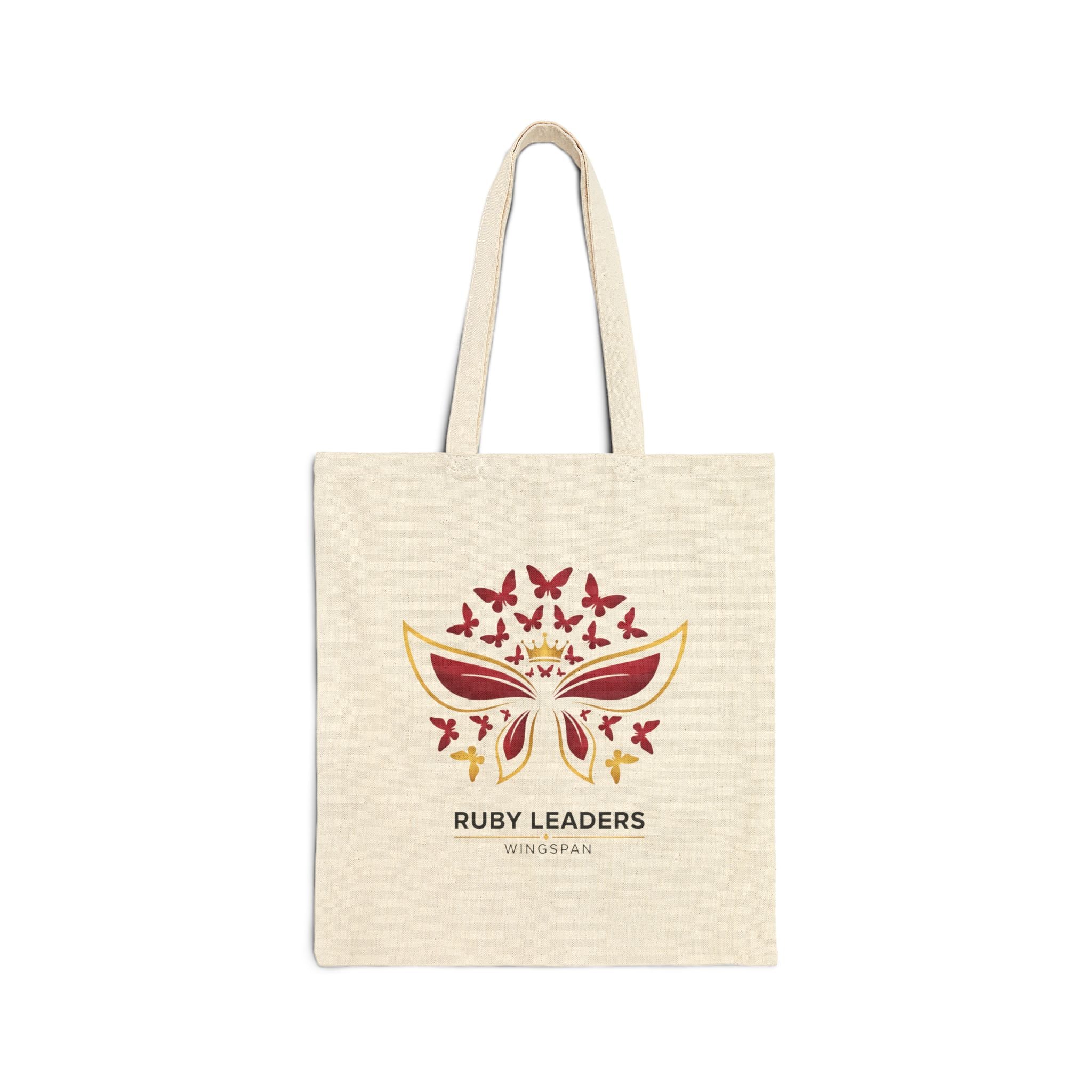Ruby Leaders Canvas Market Tote - WCDN