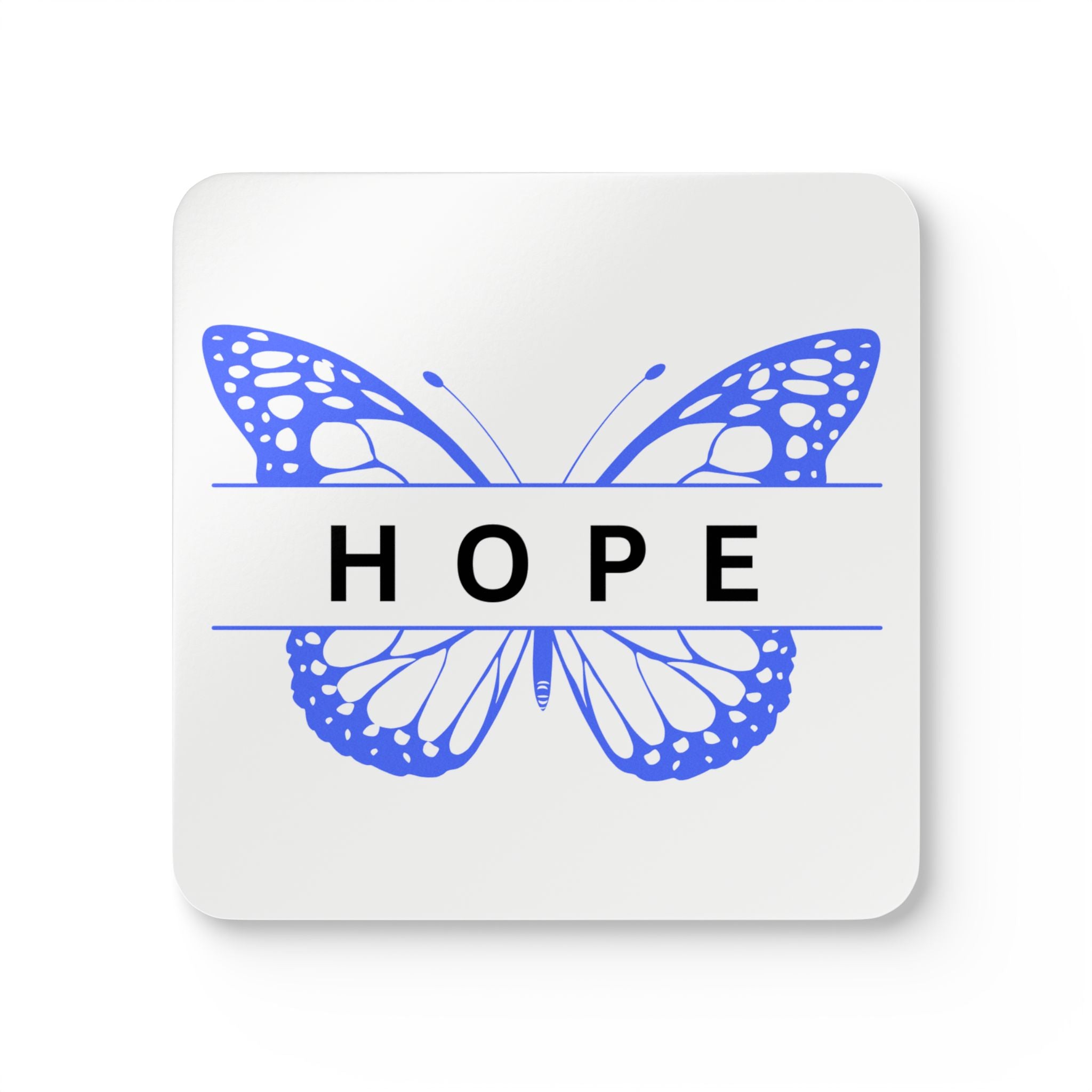 Hope Butterfly Cork Coaster Set