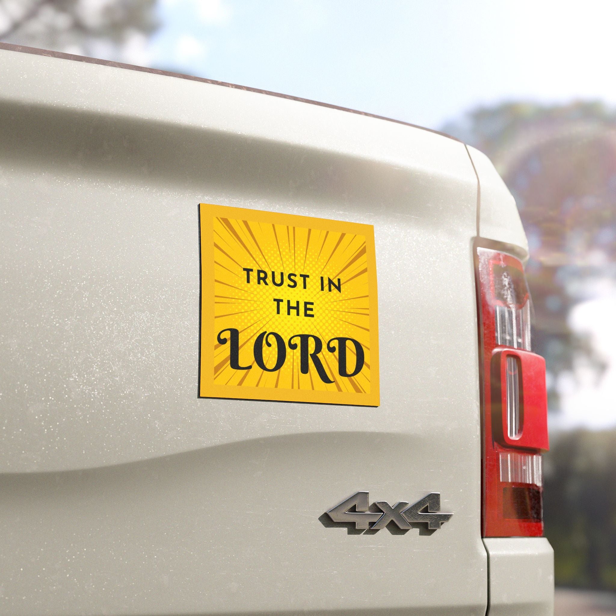 Trust in the Lord Car Magnets - Inspirational Vehicle Décor