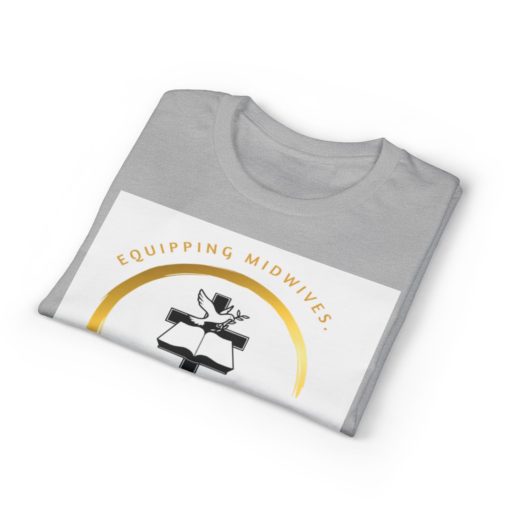 242 Birthing Movement Dry-well T-Shirt - gold logo