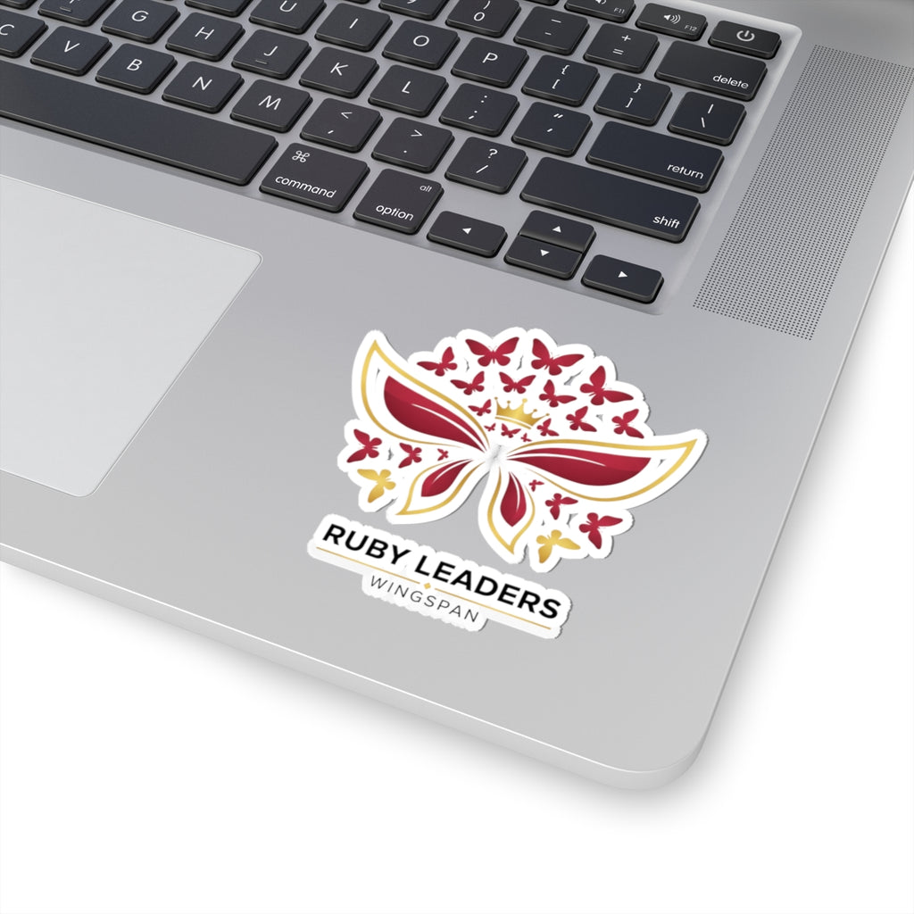 Ruby Leader Stickers - Vibrant Kiss-Cut Design for Personalization