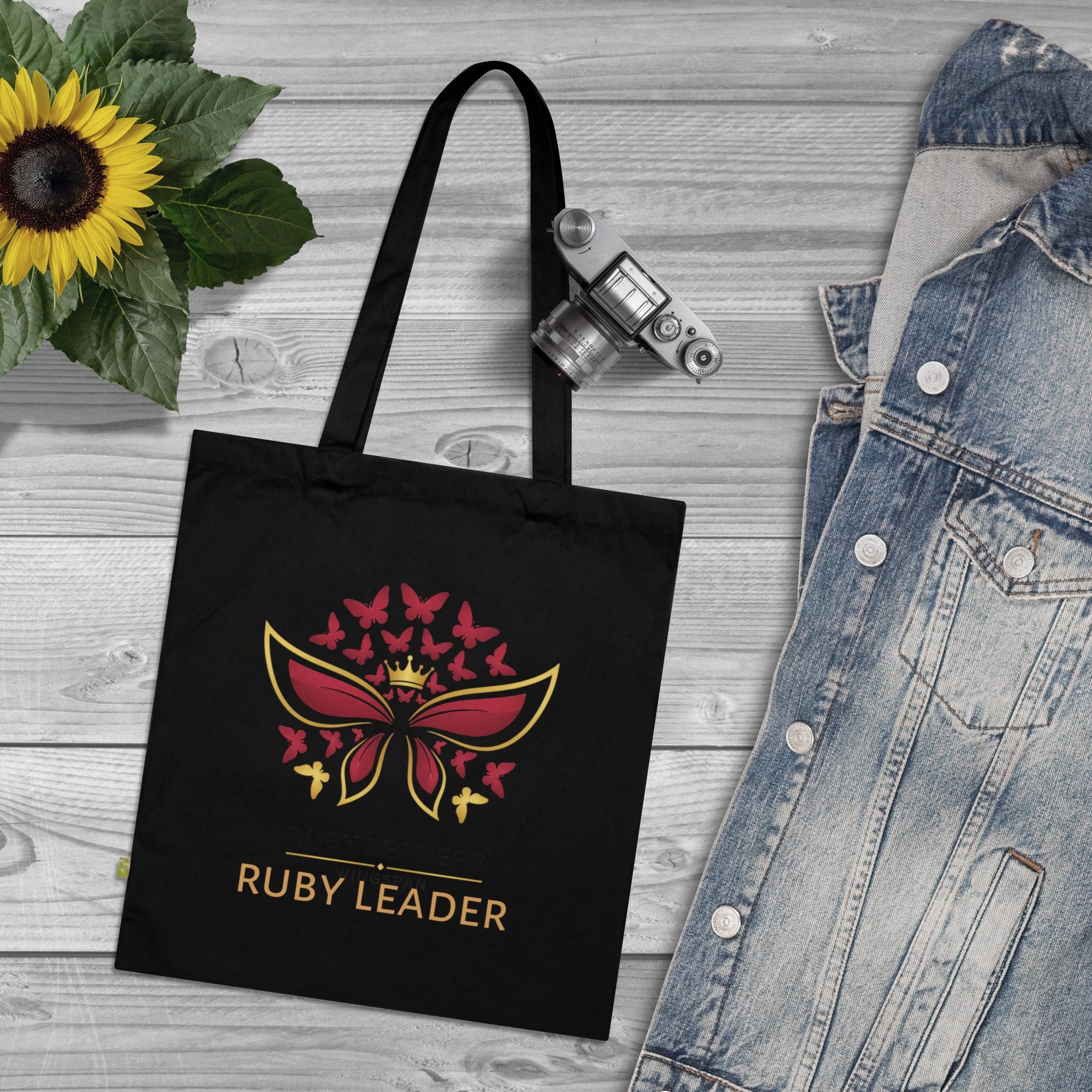 Ruby Leader Organic Cotton Tote (Black)