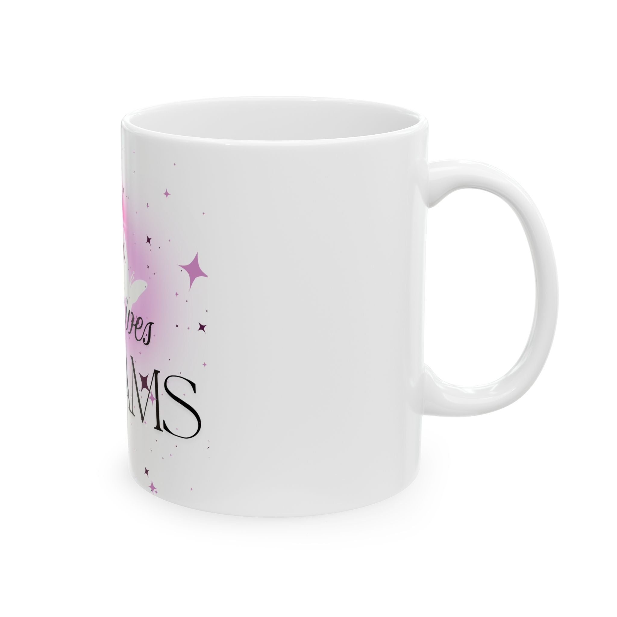 Butterfly Ceramic Mug - Inspirational Gift for Motivation and Resilience