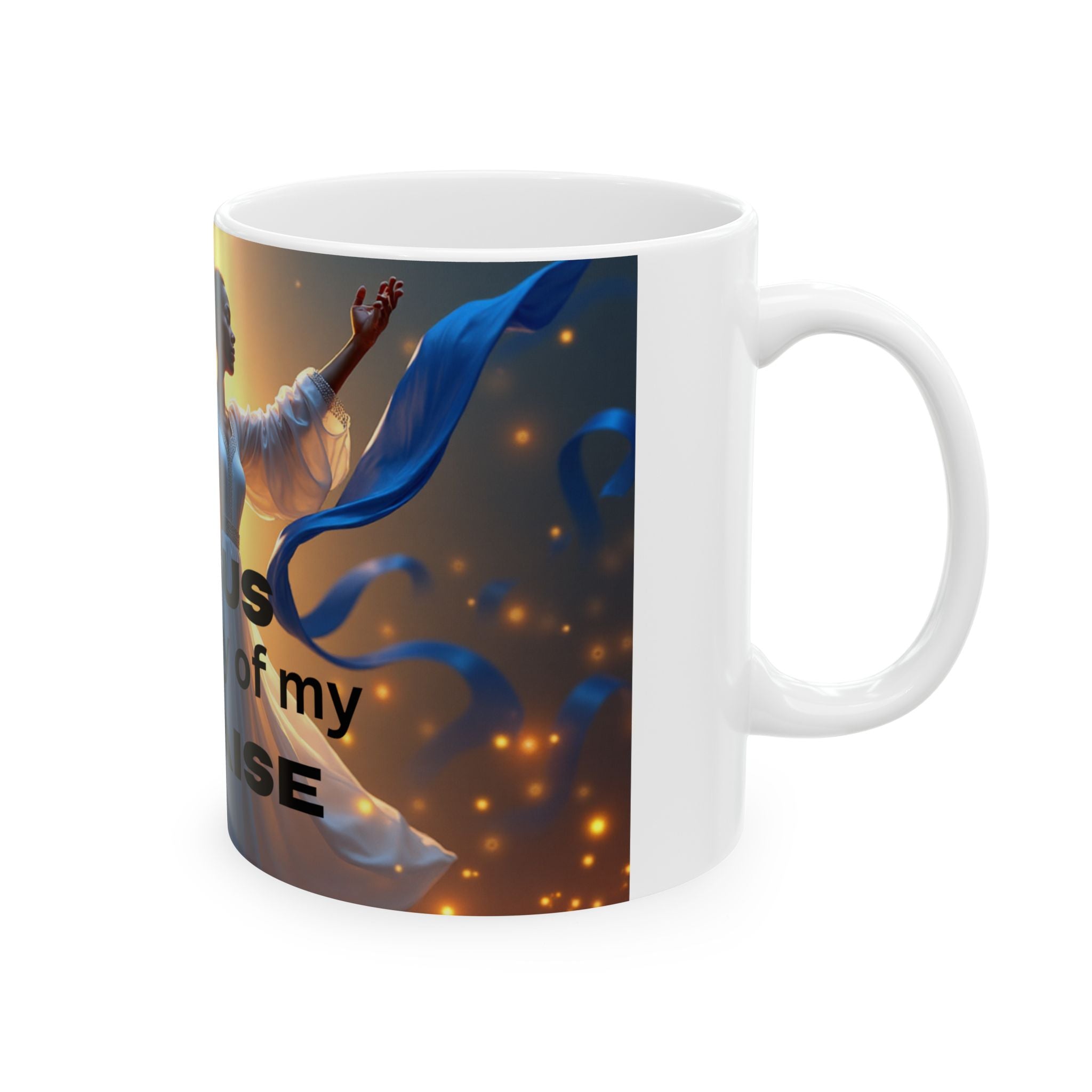 Ceramic Inspirational Mug - Motivational Quote for Art Enthusiasts