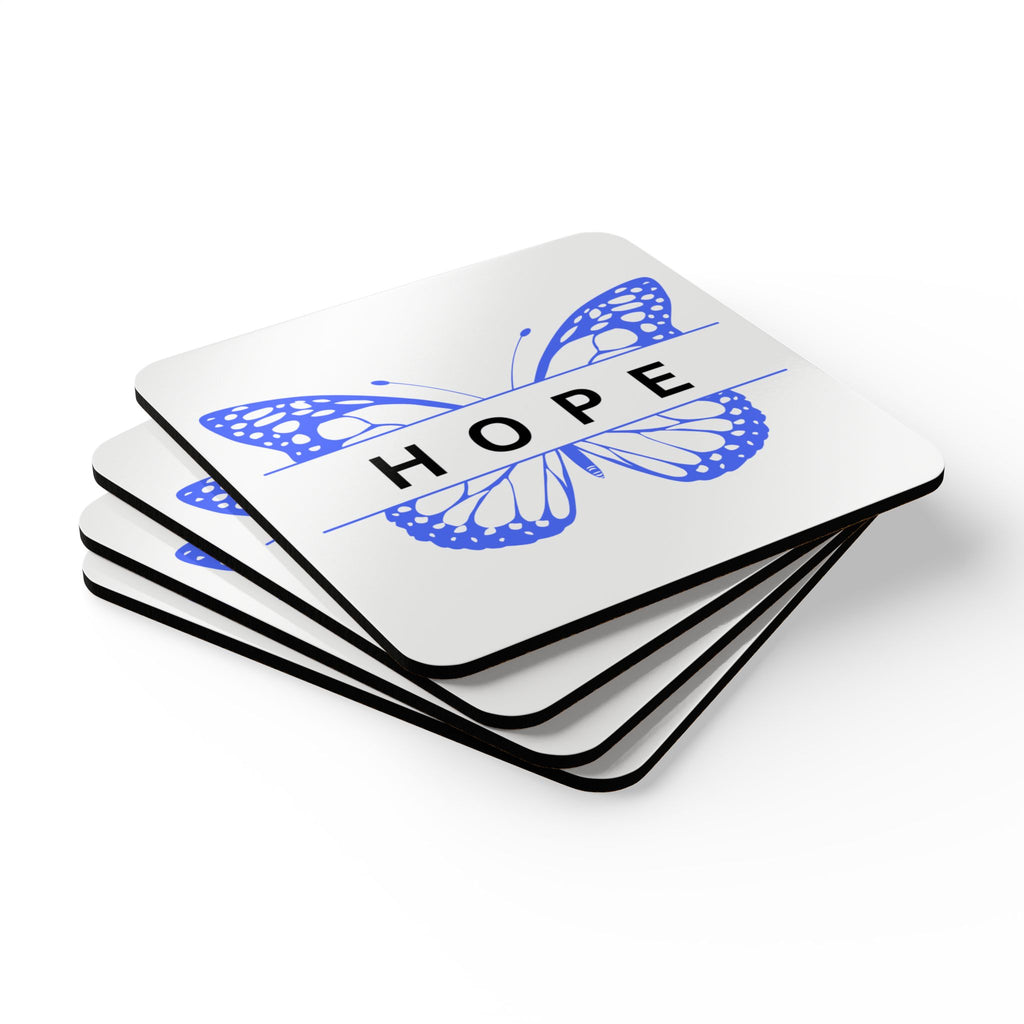 Hope Butterfly Cork Coaster Set