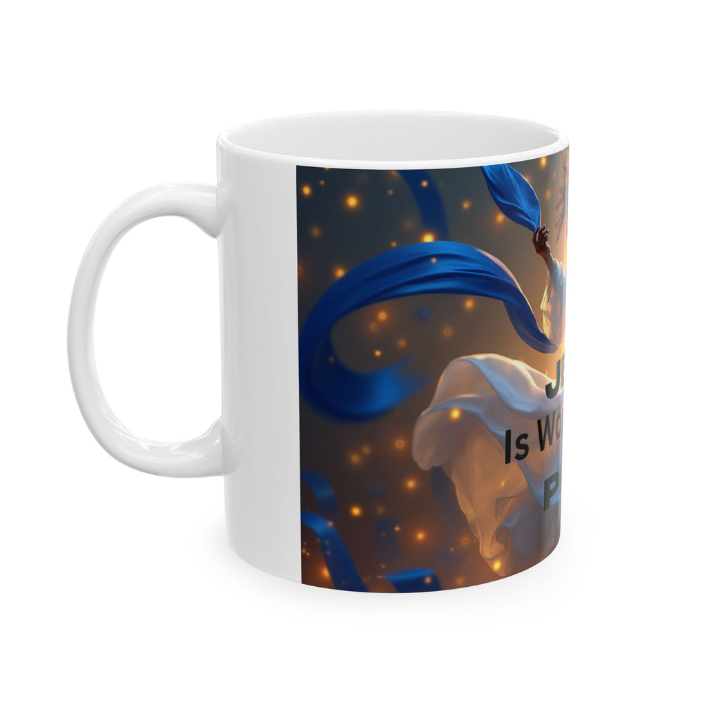 Ceramic Inspirational Mug - Motivational Quote for Art Enthusiasts