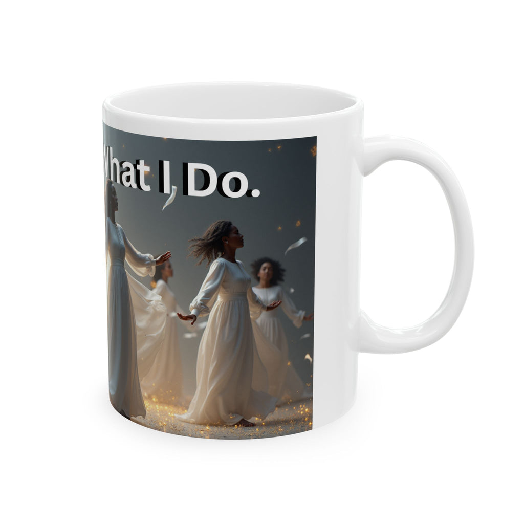 Ceramic Inspirational Mug - Motivational Quote for Art Enthusiasts