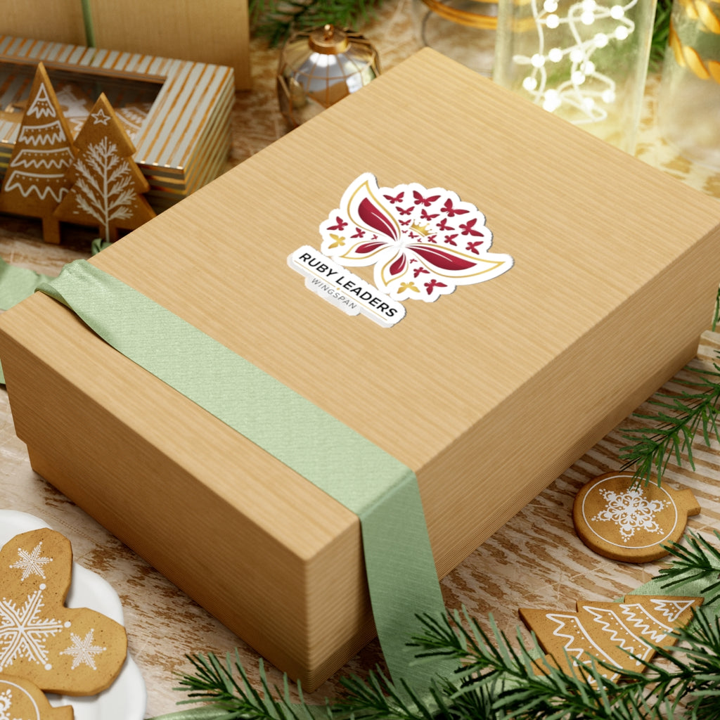Ruby Leader Stickers - Vibrant Kiss-Cut Design for Personalization