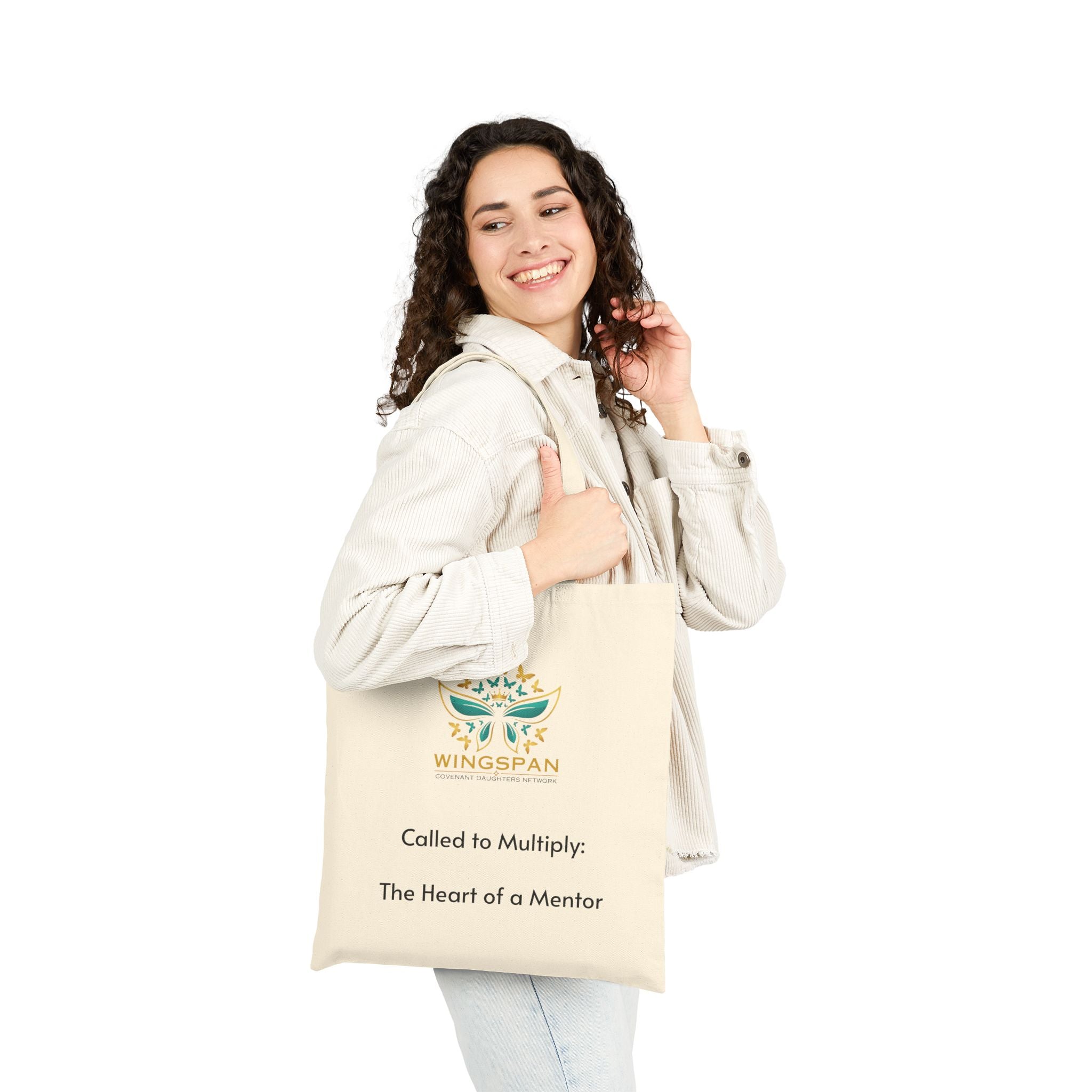 Ruby Leaders Canvas Market Tote - WCDN