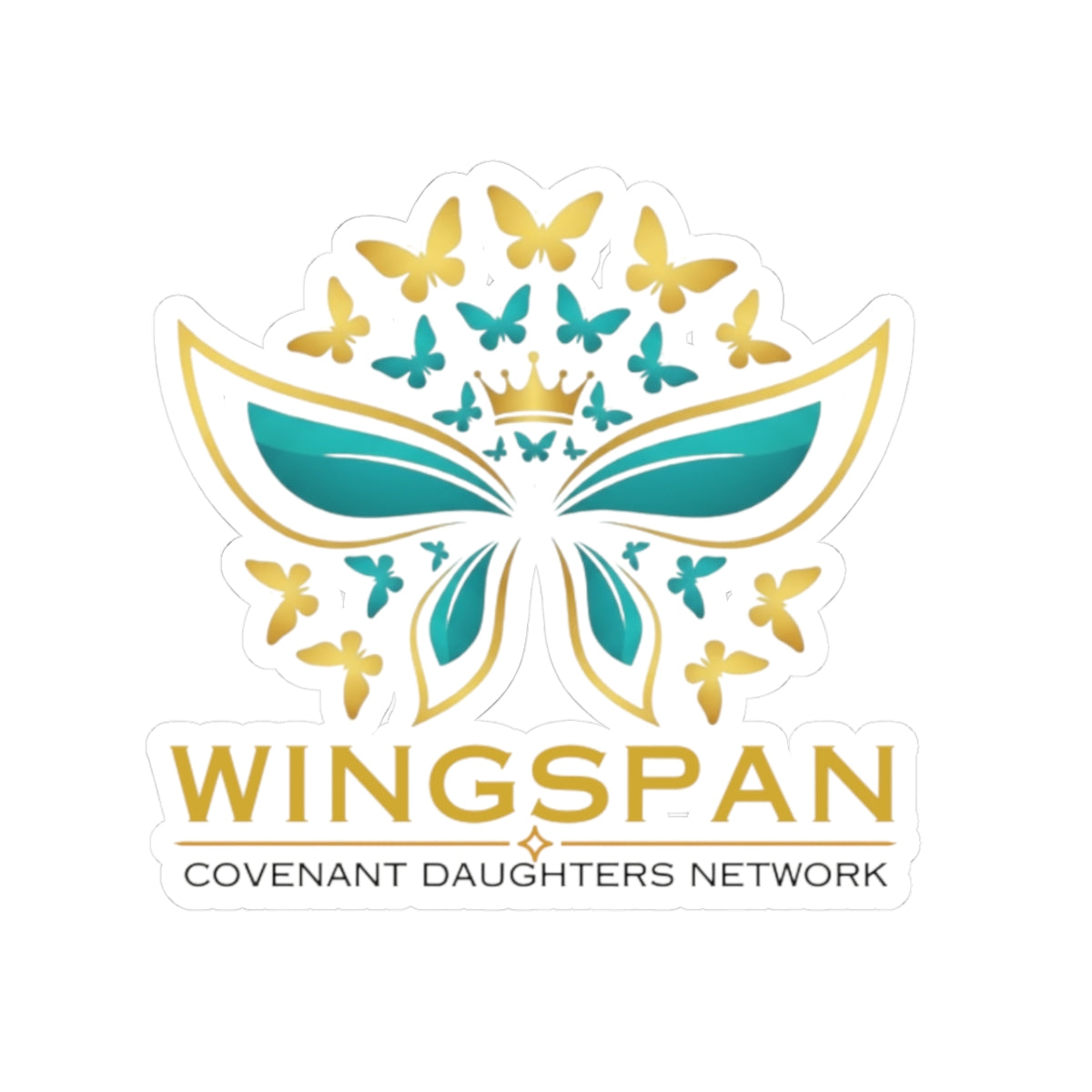 Wingspan Stickers - Vibrant Kiss-Cut Design for Personalization