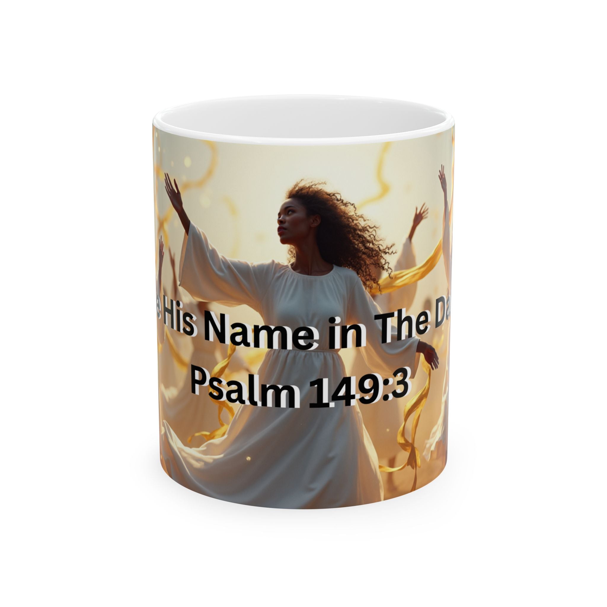 Ceramic Inspirational Mug - Motivational Quote for Art Enthusiasts