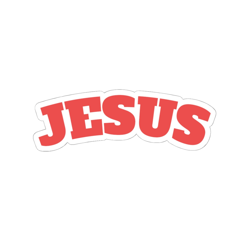 Jesus stickers - Vibrant Kiss-Cut Design for Personalization