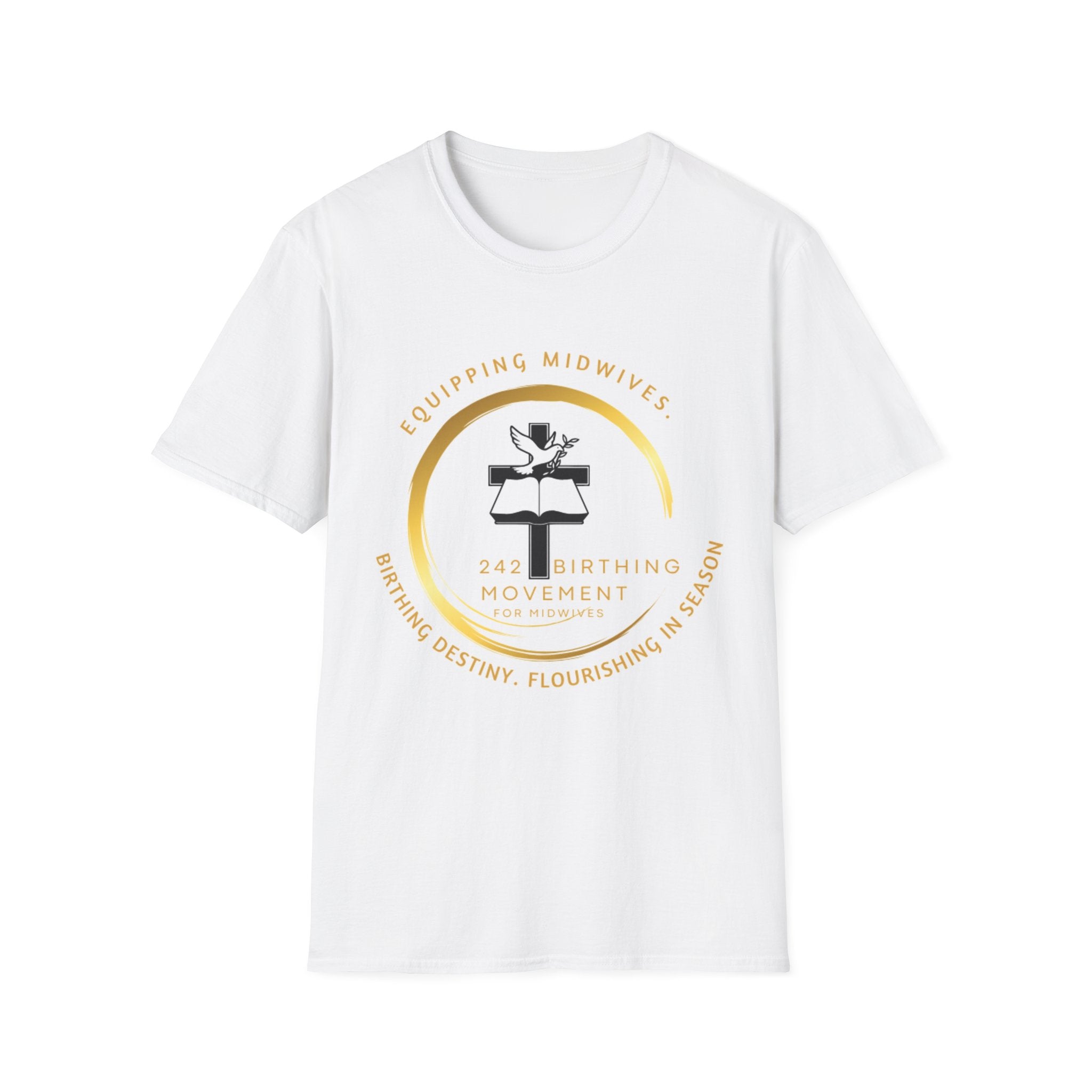 242 Birthing Movement Logo Tee White