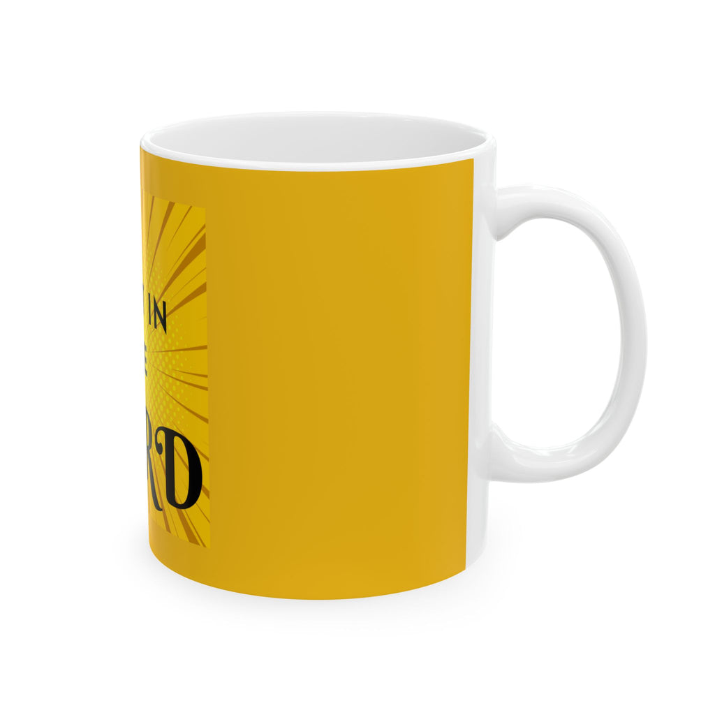 Ceramic Inspirational Mug - Motivational Quote for Art Enthusiasts