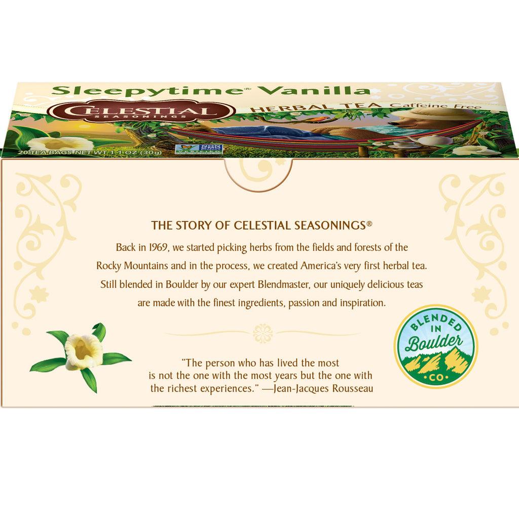 Celestial Seasonings Sleepytime Vanilla Herb Tea (6x20 Bag)