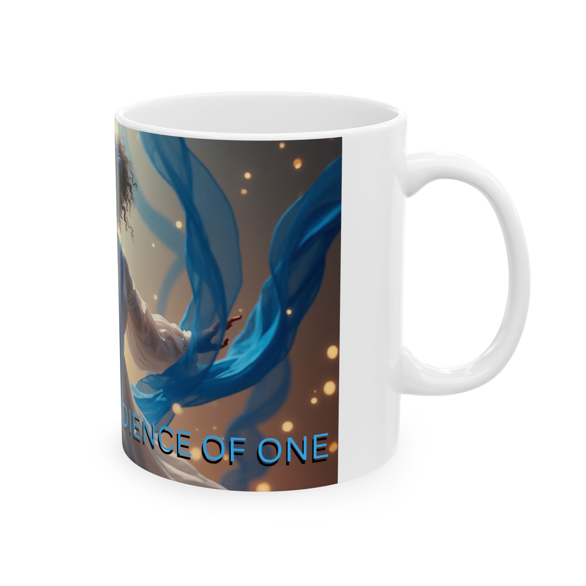 Ceramic Inspirational Mug - Motivational Quote for Art Enthusiasts