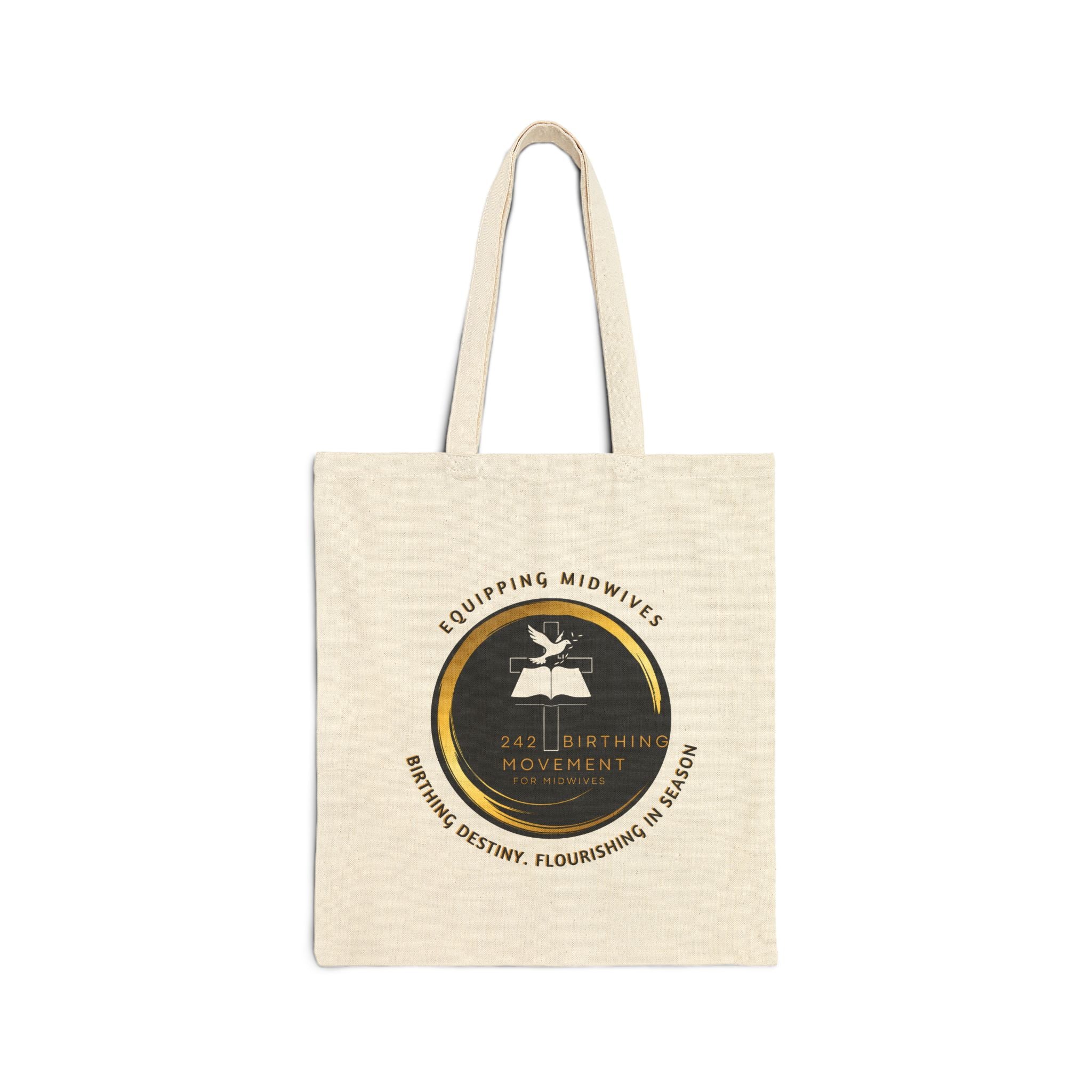 Midwives Tote Bag - 'Equipping Midwives' Canvas Market Tote