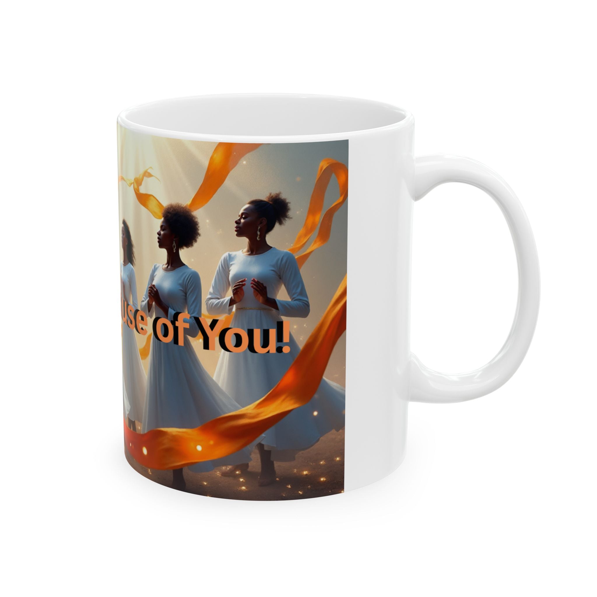 Ceramic Inspirational Mug - Motivational Quote for Art Enthusiasts