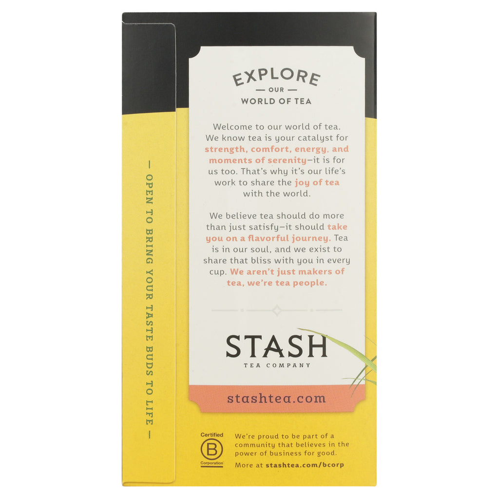 Stash Tea Lemon Ginger Tea (6x20 CT)