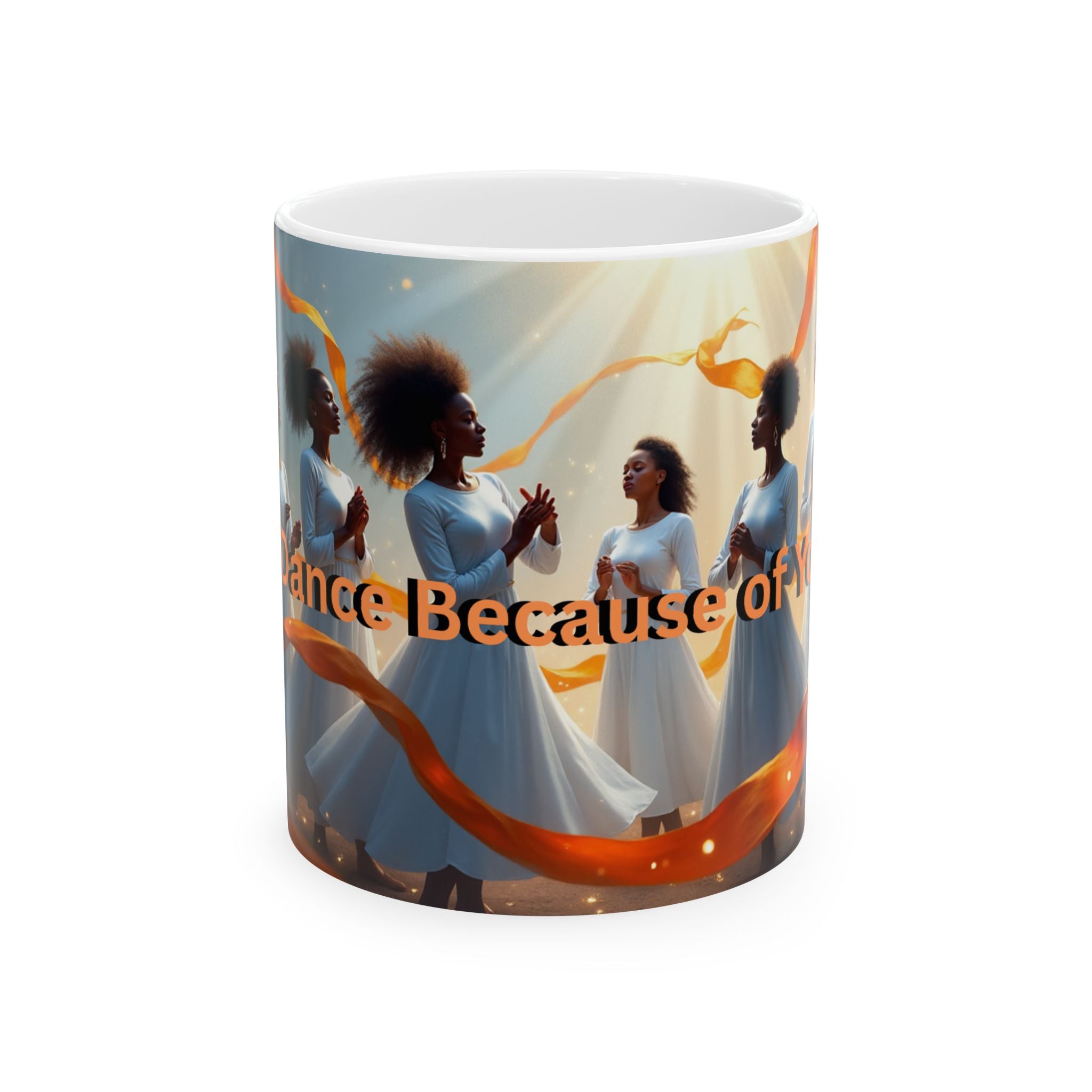 Ceramic Inspirational Mug - Motivational Quote for Art Enthusiasts