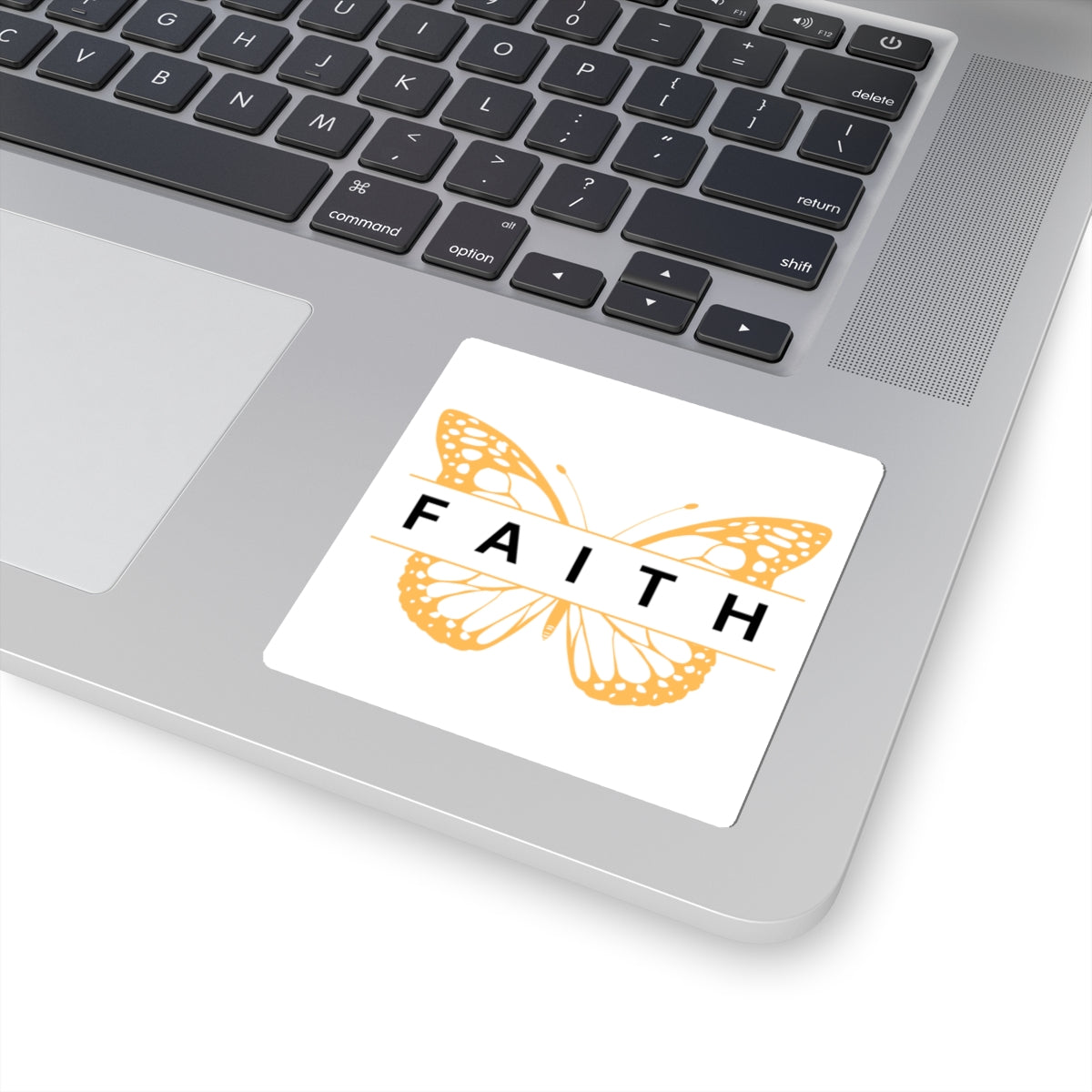 Inspirational Butterfly Faith Kiss-Cut Stickers - Perfect for Journals and Laptops