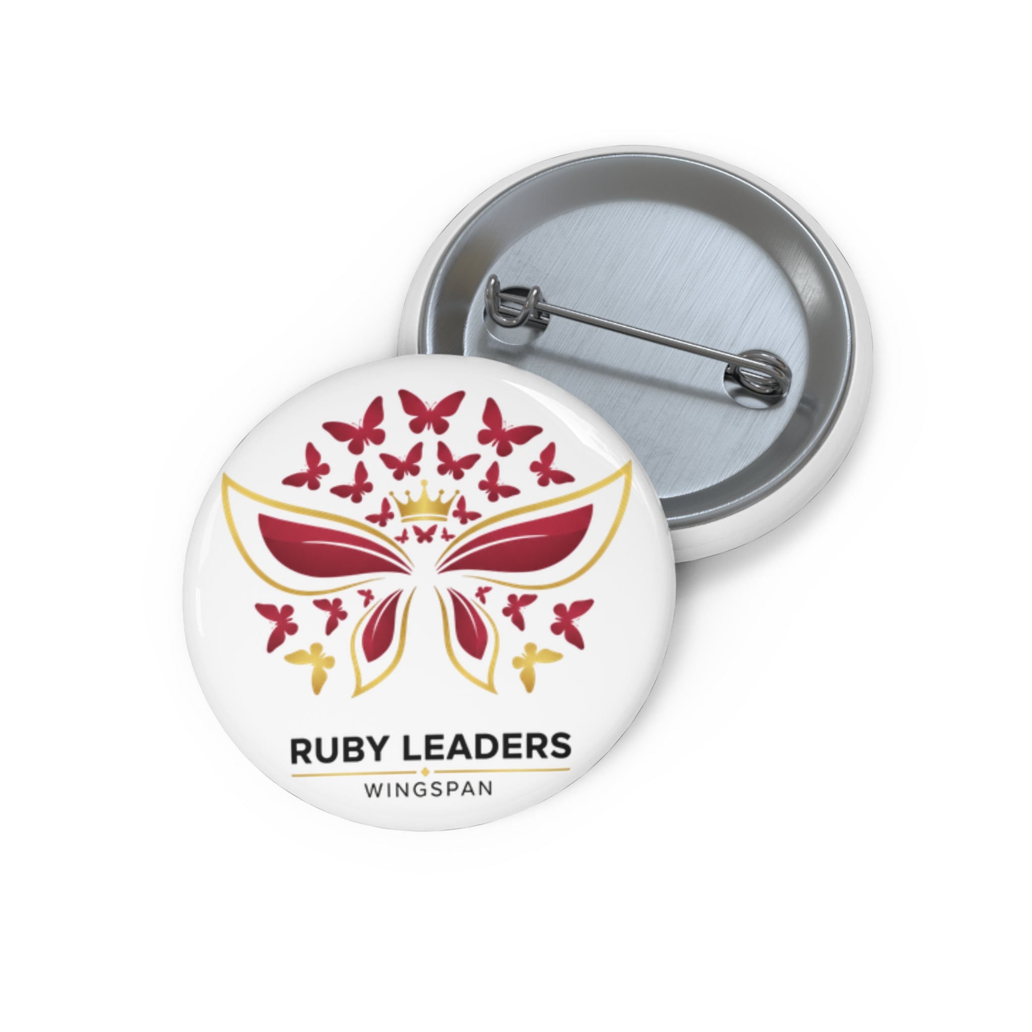Ruby Leader Pin Button