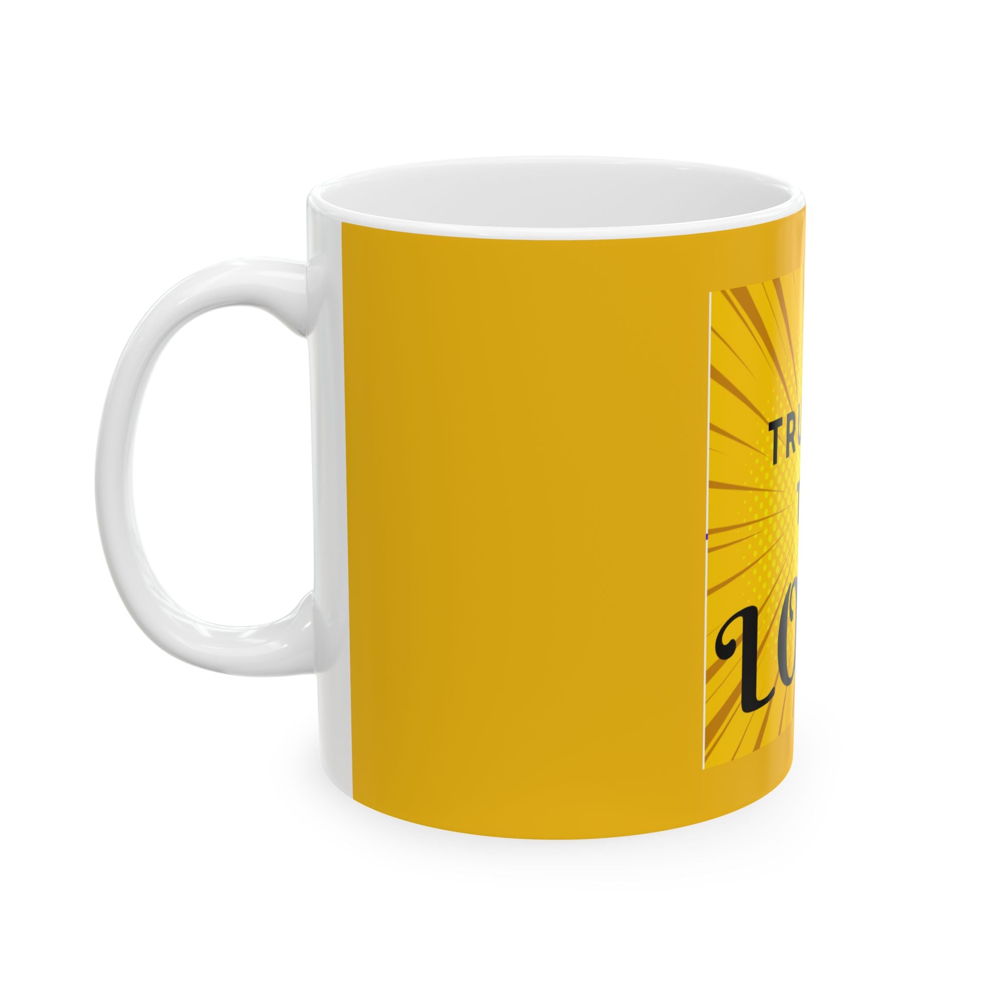 Ceramic Inspirational Mug - Motivational Quote for Art Enthusiasts