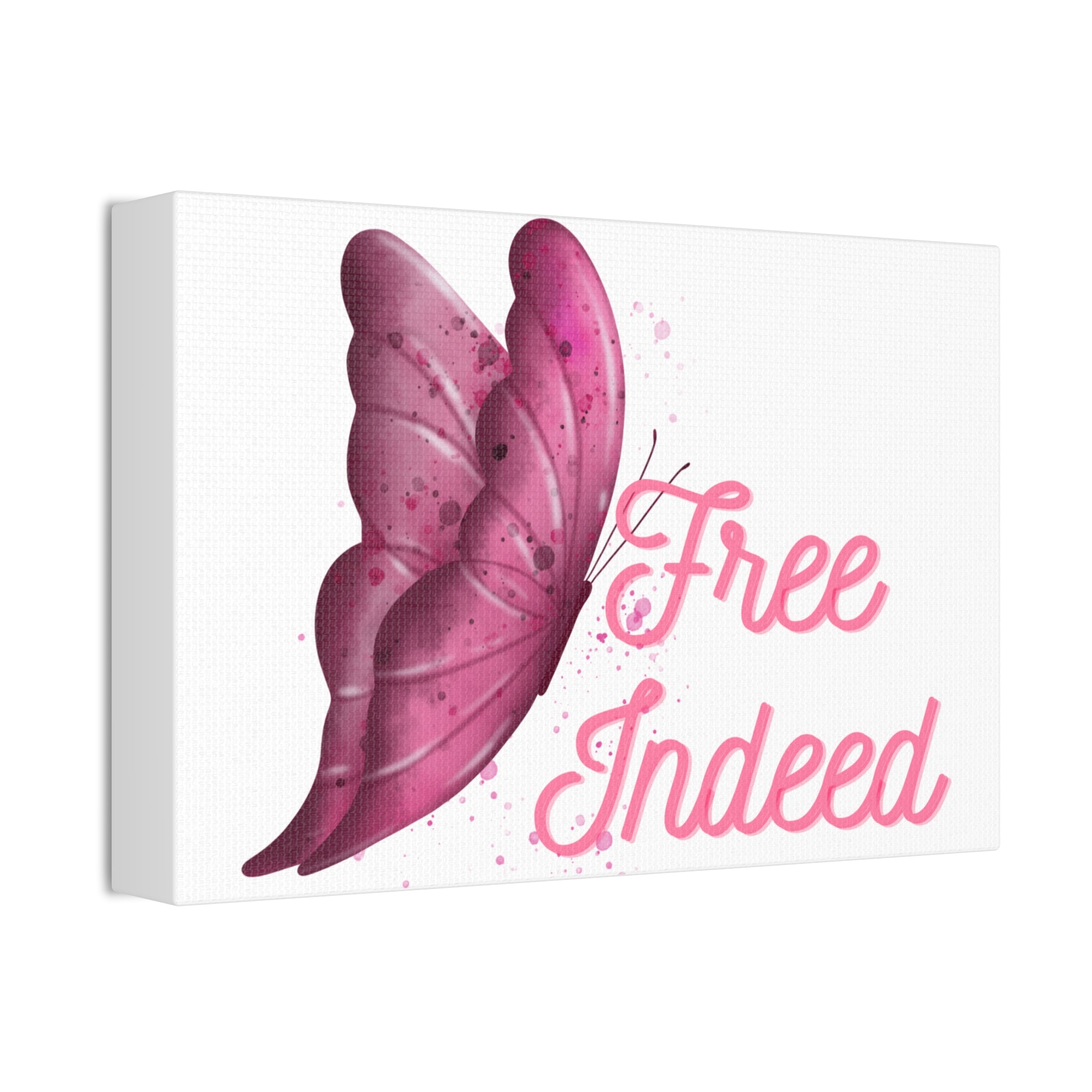 Inspirational Butterfly Canvas Wall Art
