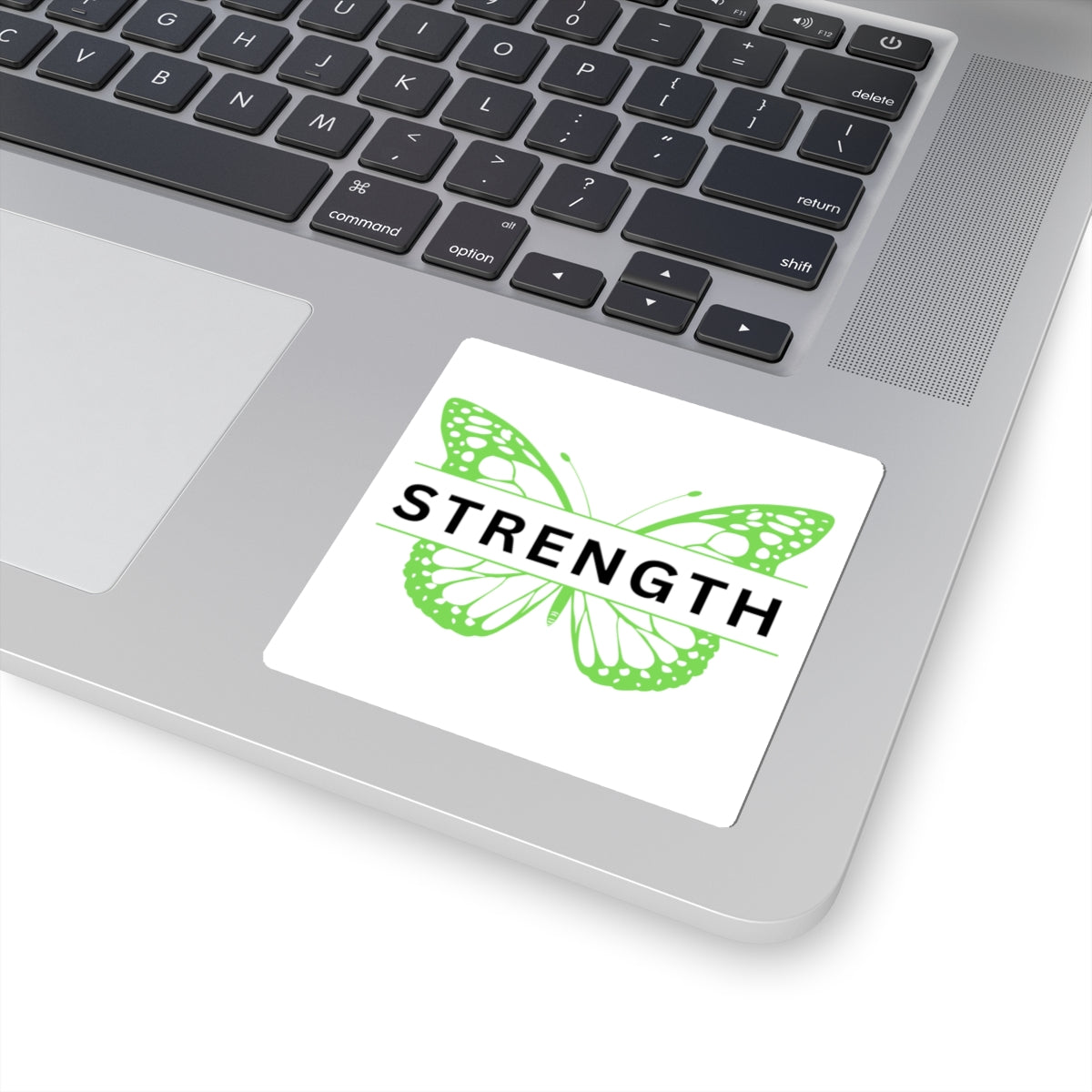Butterfly Strength Stickers - Vibrant Kiss-Cut Design for Personalization