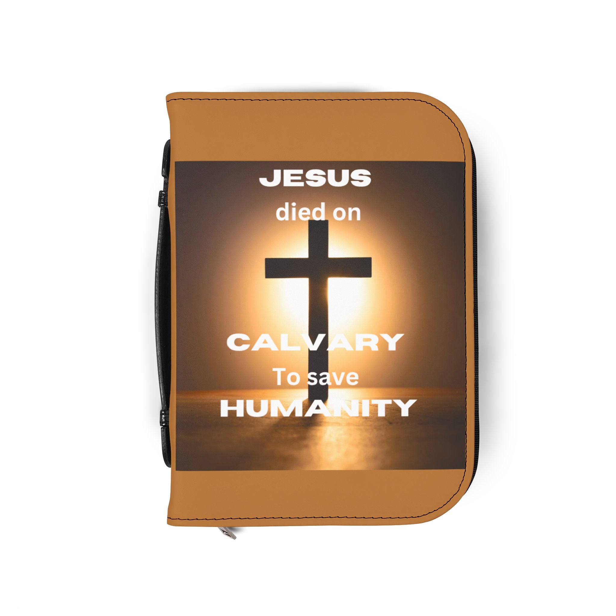 Inspirational Bible Cover with Cross Design