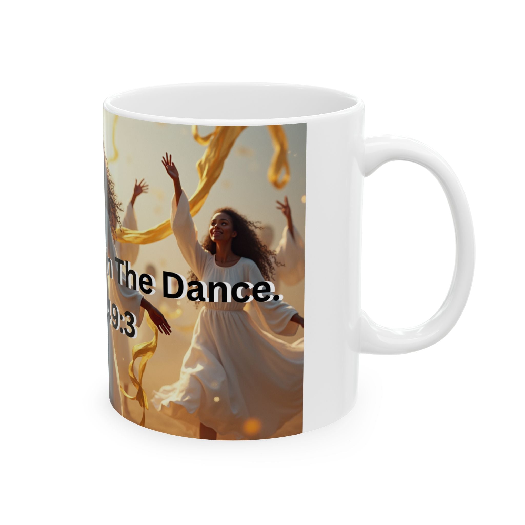 Ceramic Inspirational Mug - Motivational Quote for Art Enthusiasts