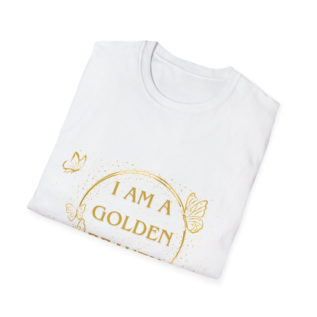 Golden Beauty Unisex Softstyle T-Shirt - Inspirational Quote Tee