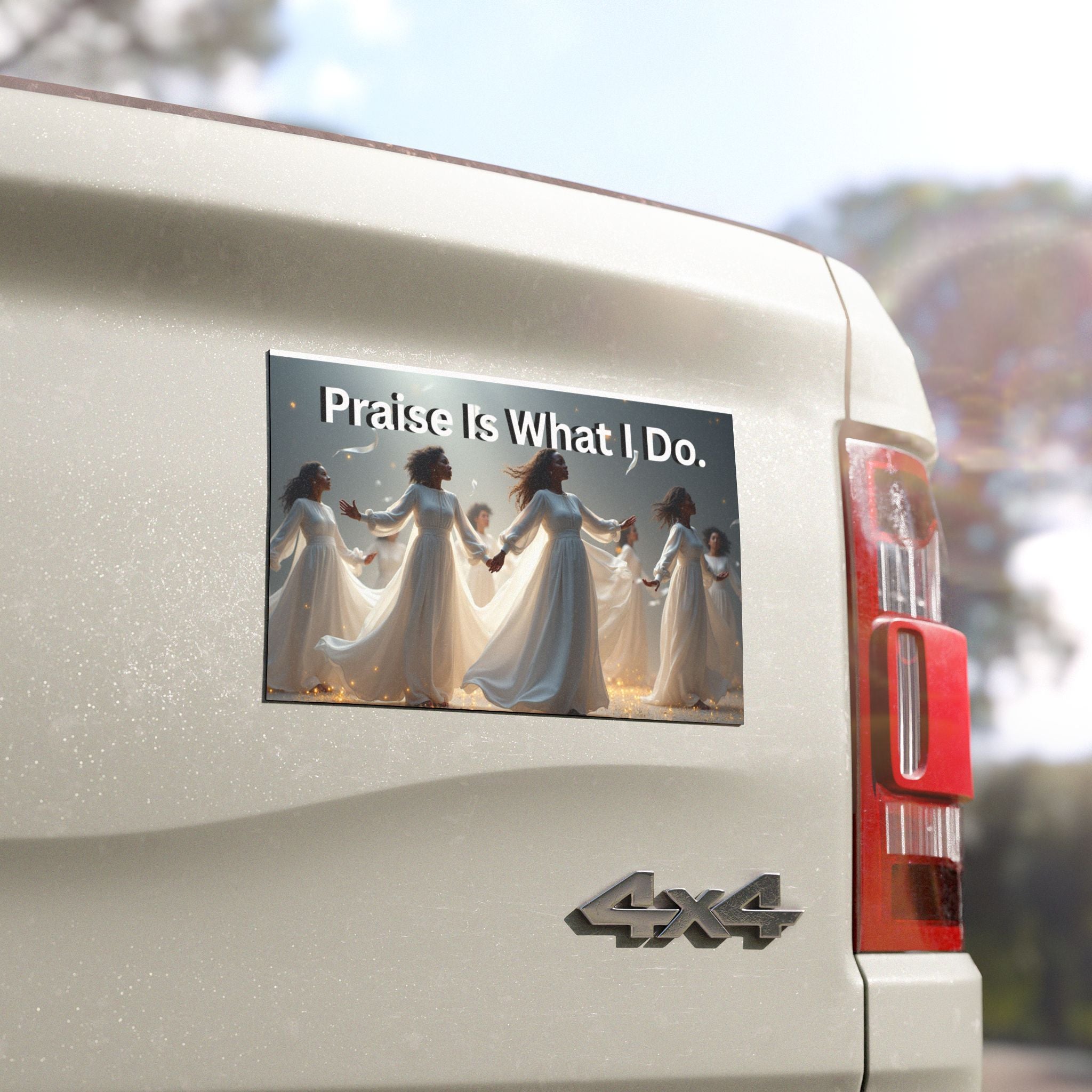 Inspirational Car Magnet - 'Praise Is What I Do'