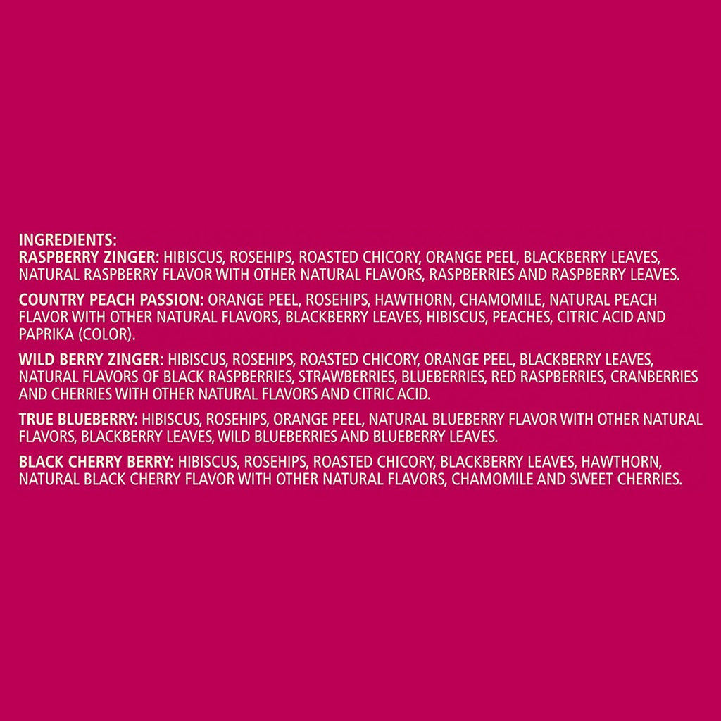 Celestial Seasonings Fruit Tea Sampler (6x18 Bag)