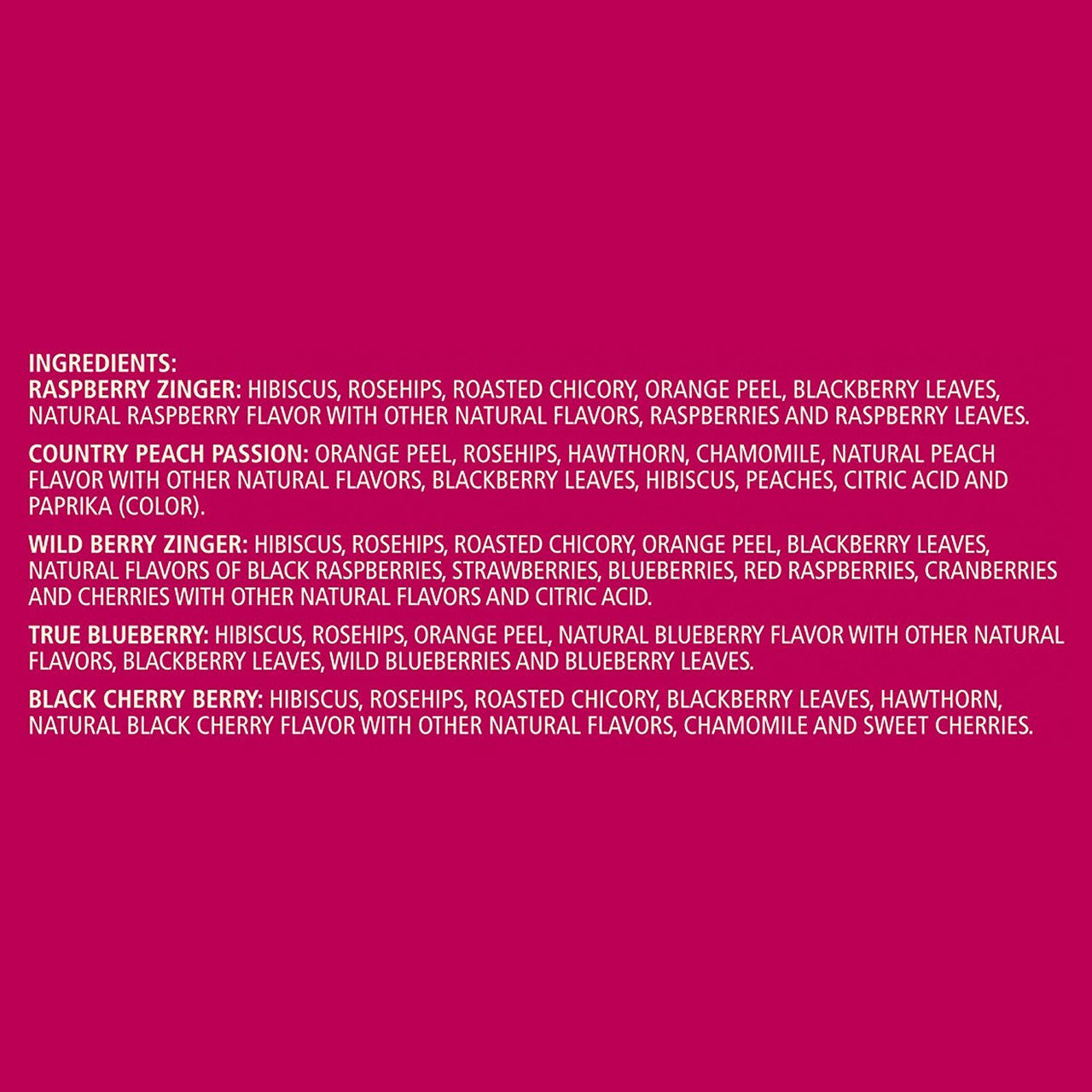 Celestial Seasonings Fruit Tea Sampler (6x18 Bag)