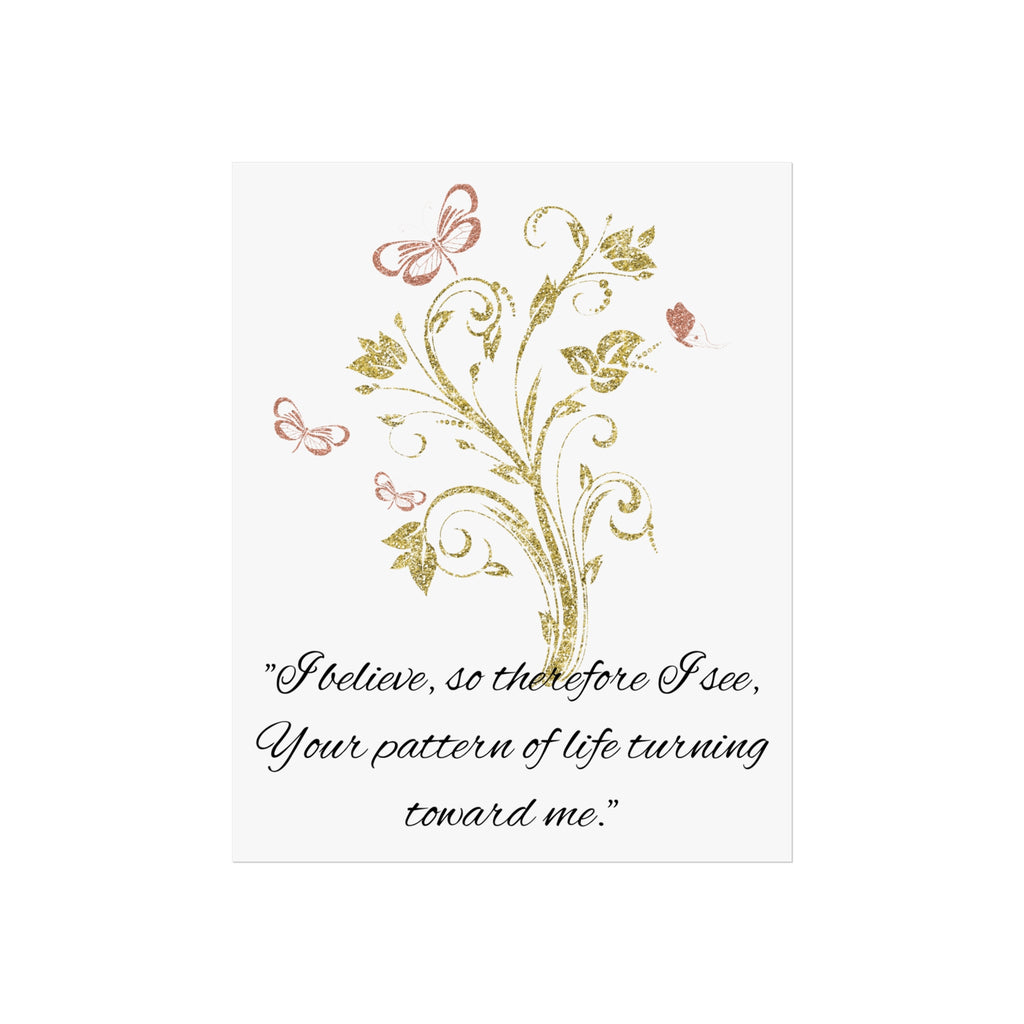 Inspirational Fine Art Poster - Nature Quote Wall Decor