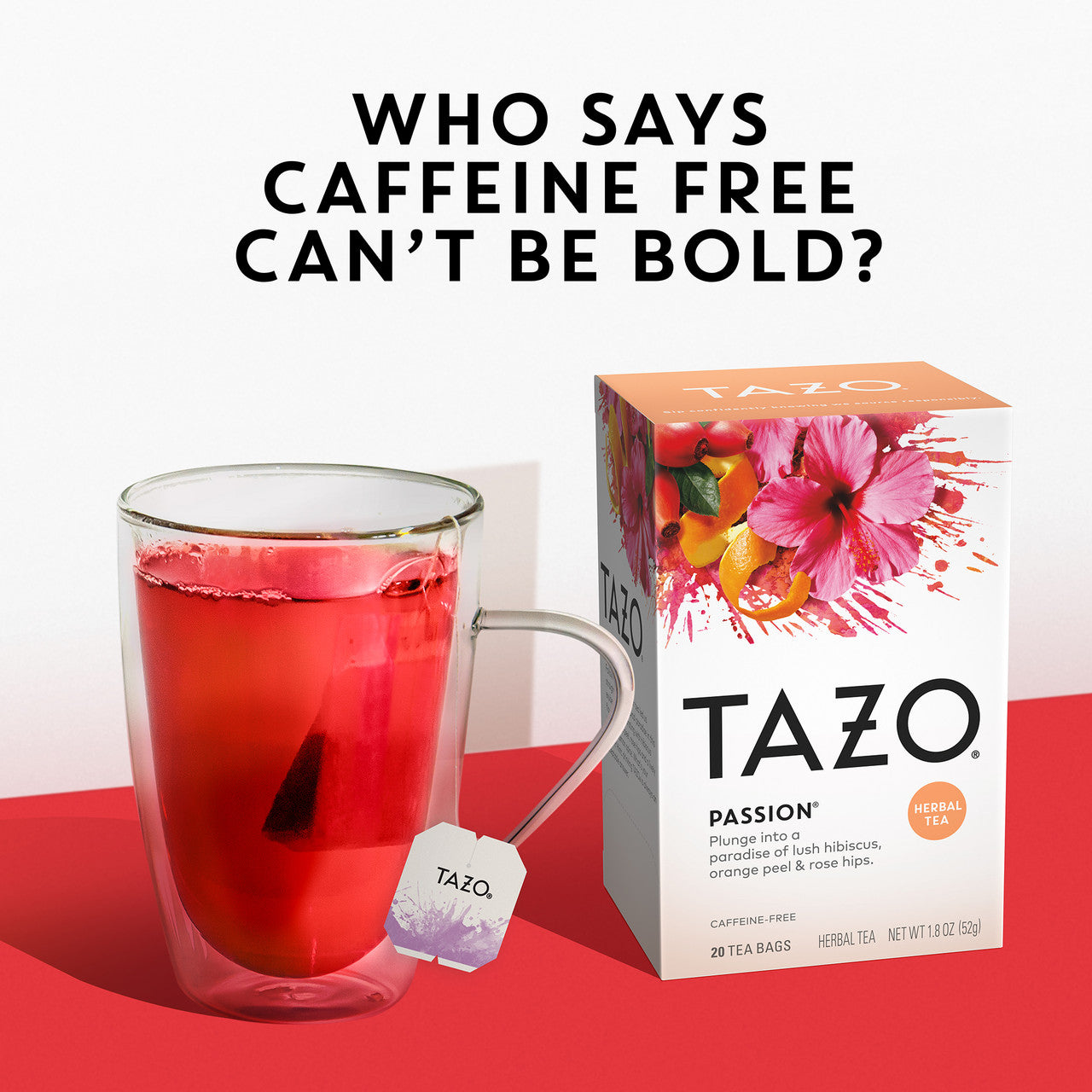 Tazo Tea Herbal Passion Tea (6x20 Bag)