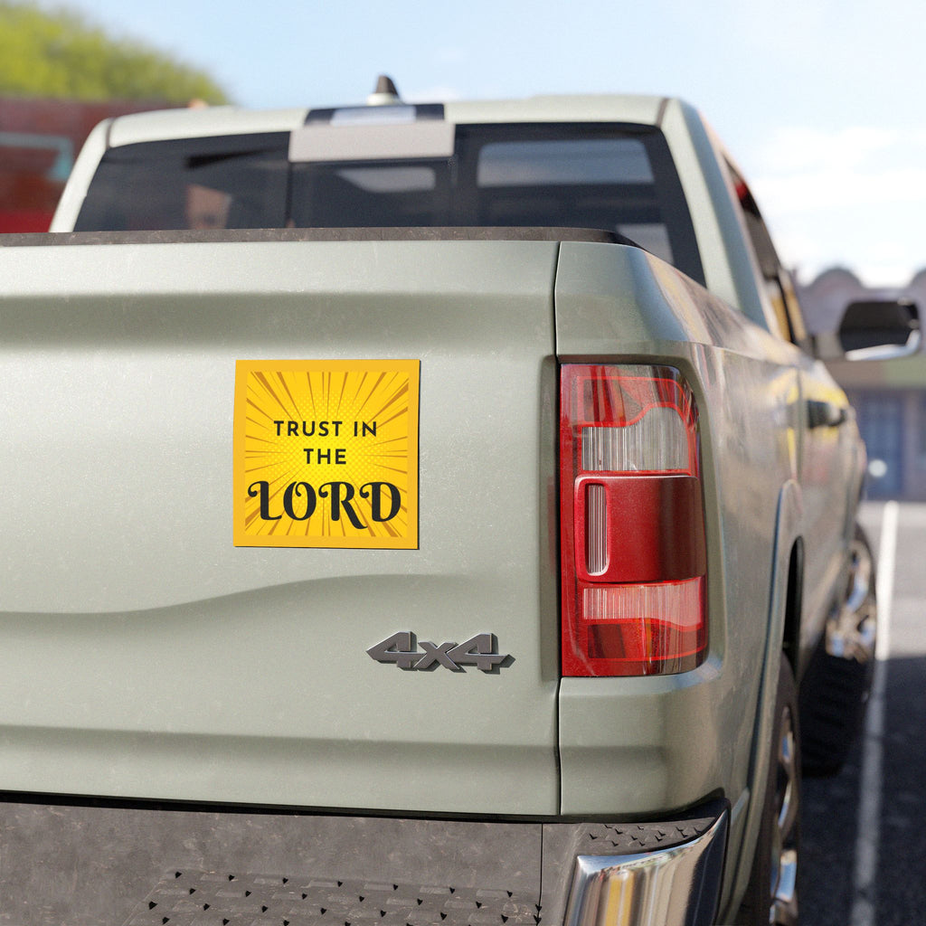 Trust in the Lord Car Magnets - Inspirational Vehicle Décor
