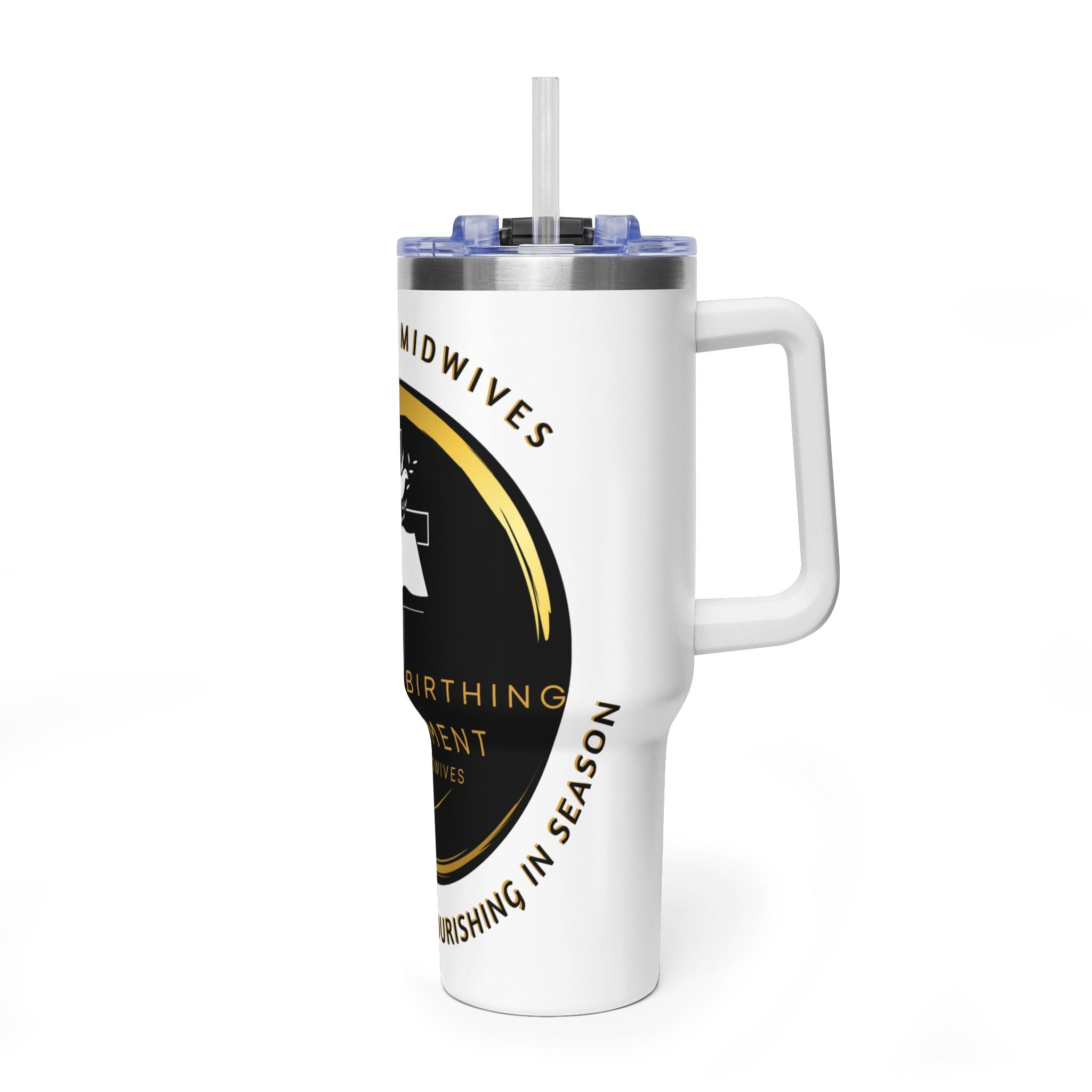 Birthing  Movement 40oz Vacuum Tumbler —Thermal Travel Cup