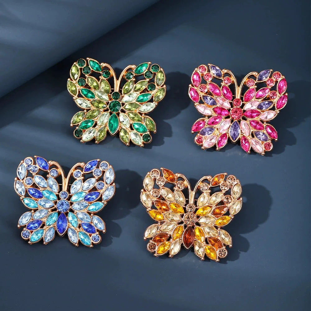 Baroque Luxury Openwork Butterfly Insect Design Brooch for Men andWomen, JewelryAccessories, Wedding, Holiday, PartySurpriseGift