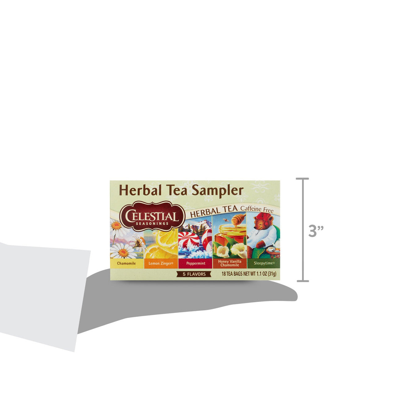 Celestial Seasonings Herbal Tea Sampler (6x18 Bag)