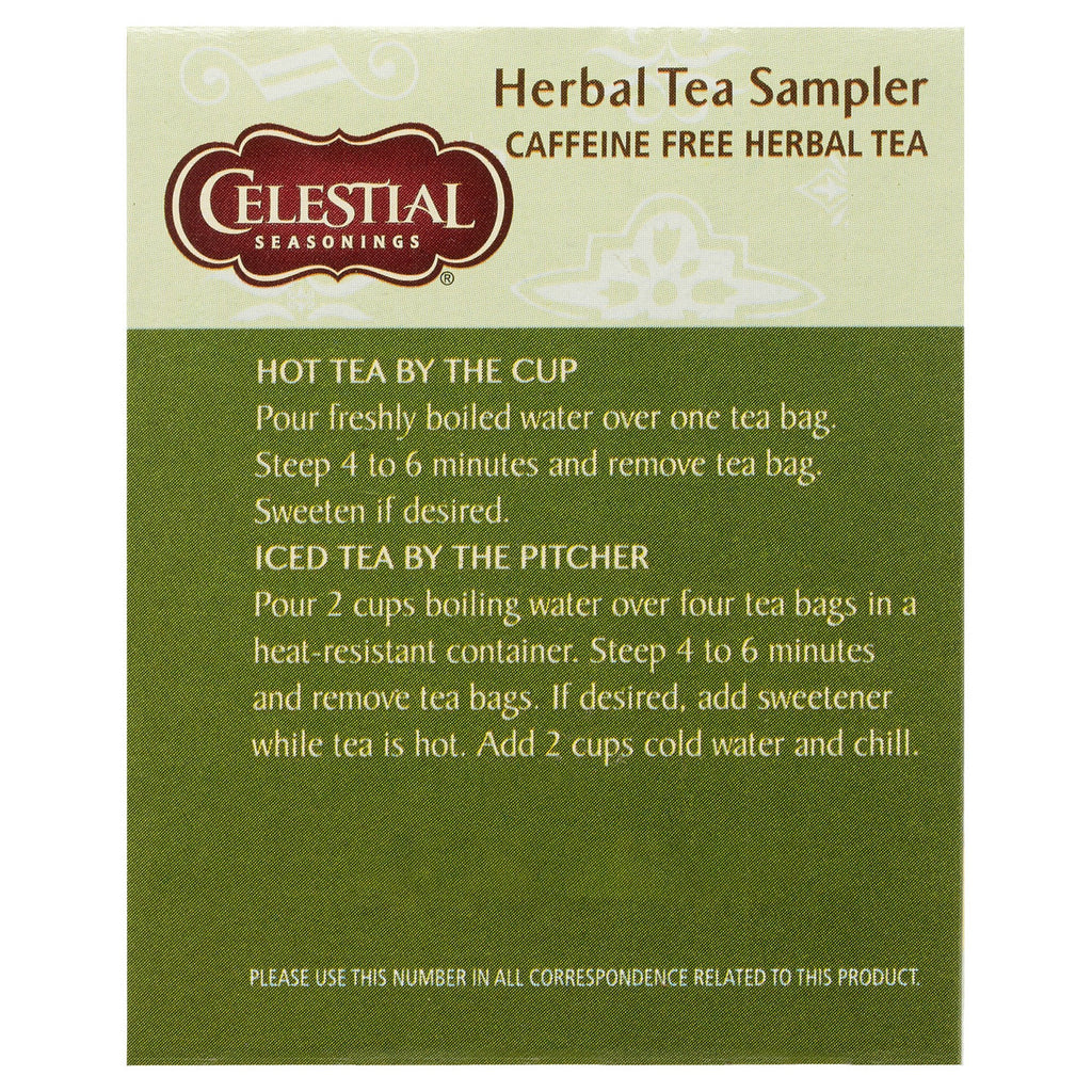 Celestial Seasonings Herbal Tea Sampler (6x18 Bag)