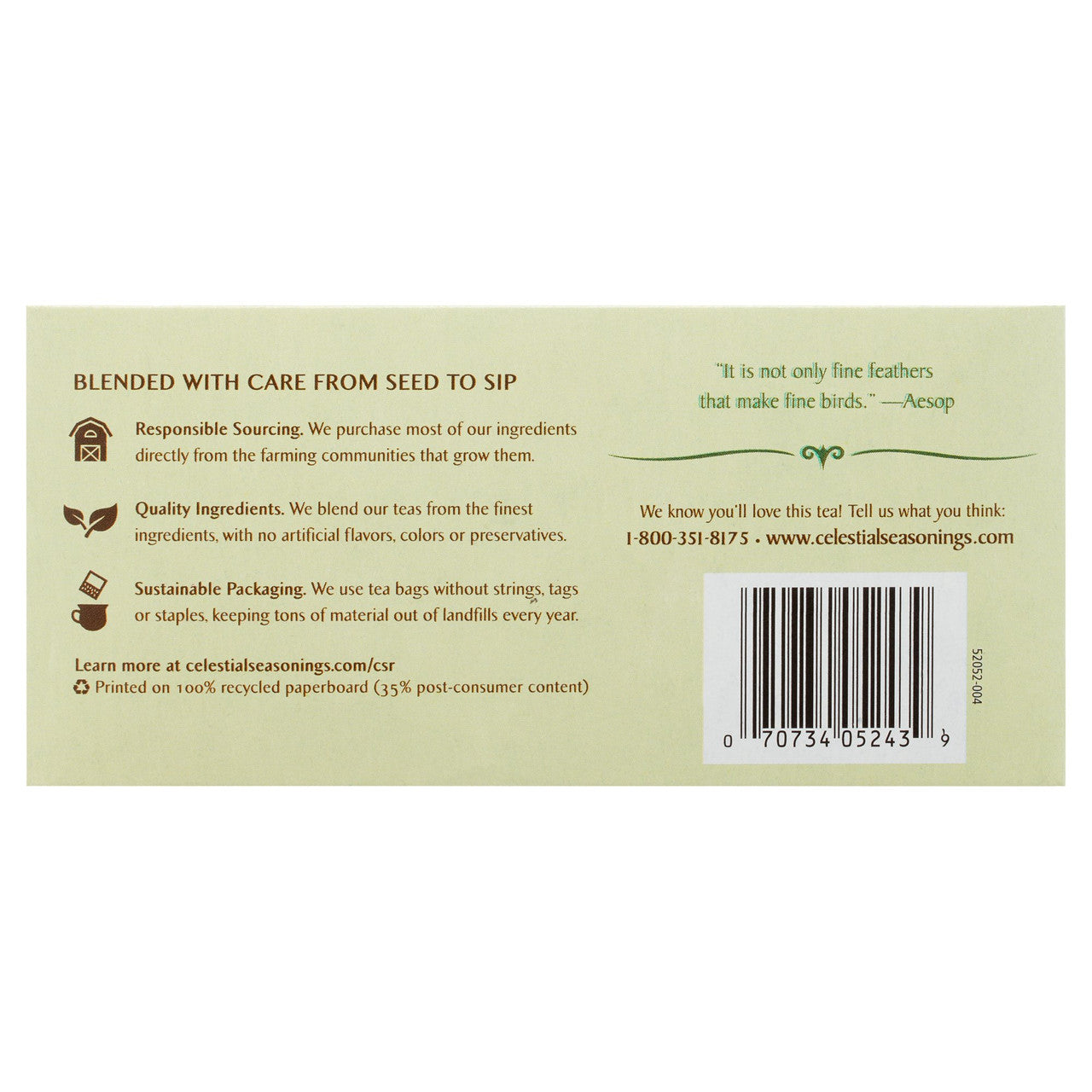 Celestial Seasonings Herbal Tea Sampler (6x18 Bag)